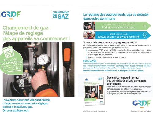 Changement de GAZ