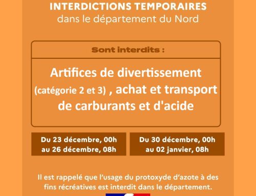 interdiction d&rsquo;artifices, carburant et acide