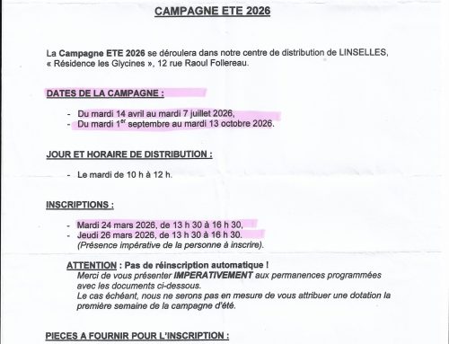 campagne d&rsquo;été des restos du coeur