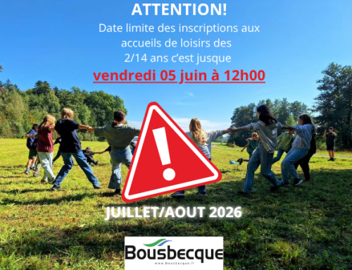 Accueils de loisirs été 2026