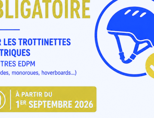 Port du casque obligatoire à compter du 01 septembre 2026